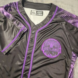 Excision Lost Lands Music Festival 2018 Exclusive Limited Jersey Purple XL WOW